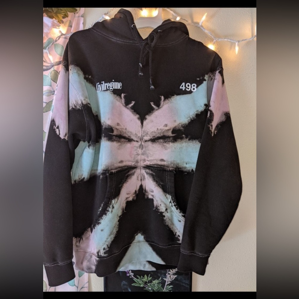 Civil Regime S.I.N. Day Dreamer Hoodie in Kaleidoscope Wash